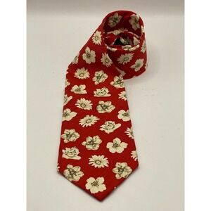 Brooks Brothers Makers Men's Neck Tie Red Silk Made in‎ USA